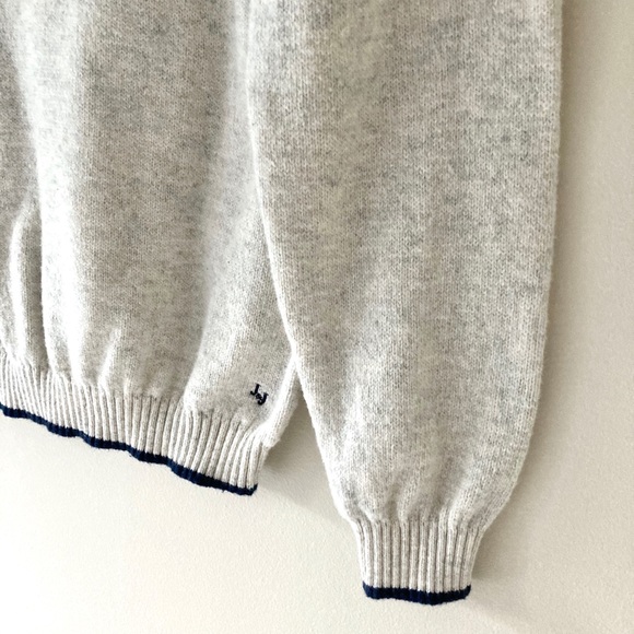 Janie and Jack Quarter Zip Mock Neck Sweater 6 - Picture 6 of 8